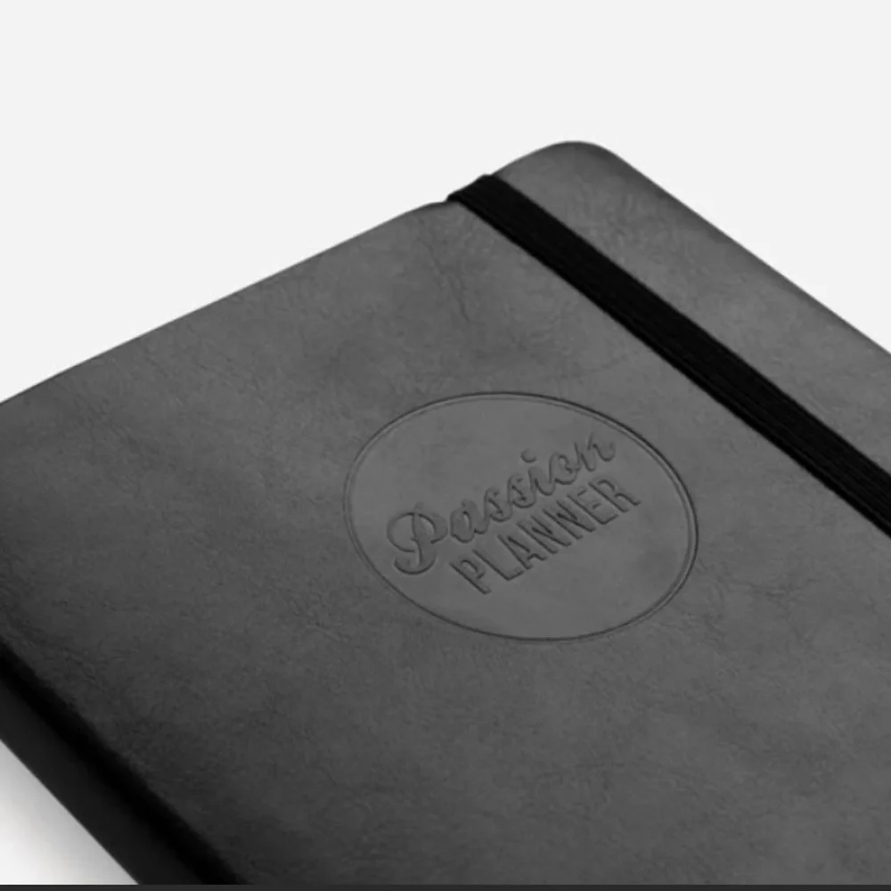 Passion Planner 2021 Weekly Annual Elite, Size Small, Sunday Start. Black